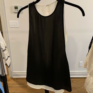 Black & White layered tank